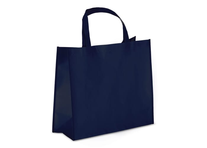 Sac de transport personnalisable laminé non tissé 105g Bleu foncé